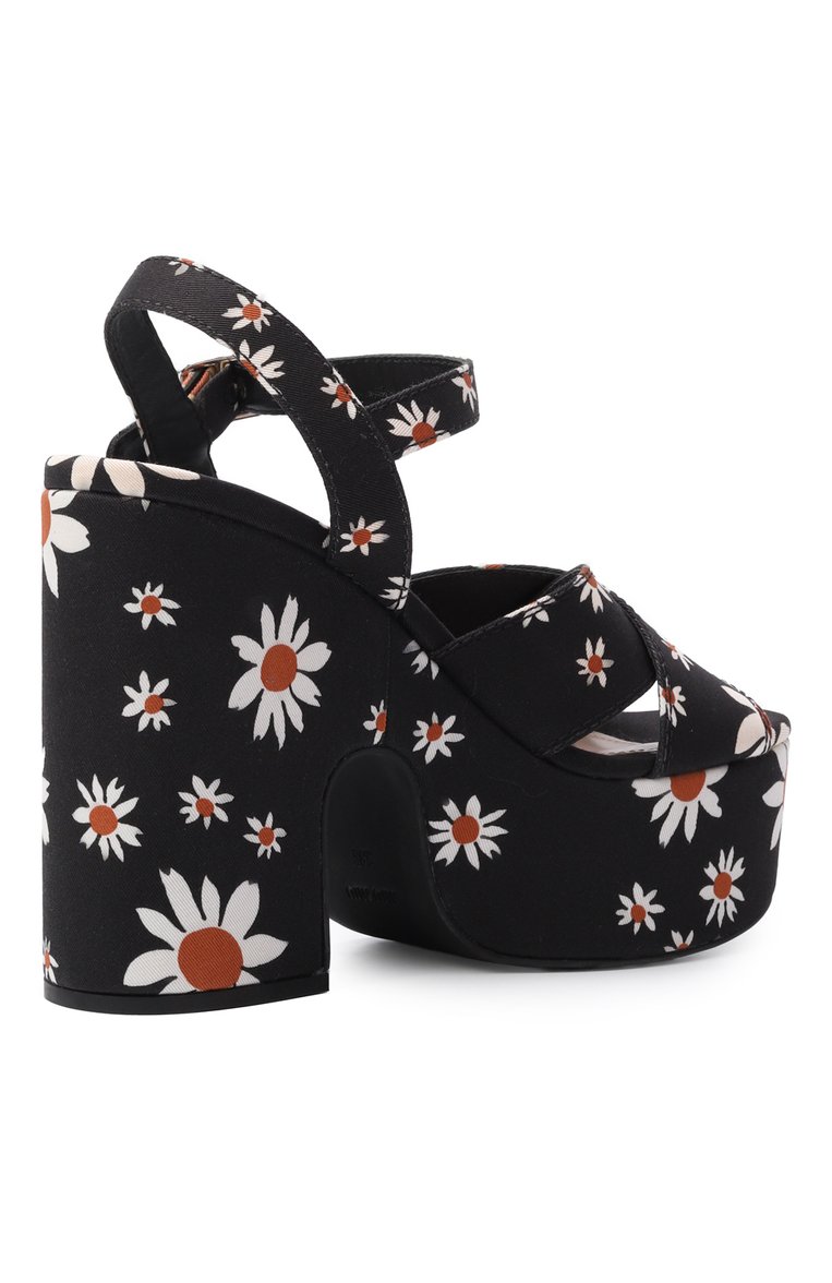 Текстильные босоножки MIU MIU, арт. 5XZ440-3L7K-F0002-125, фото 3