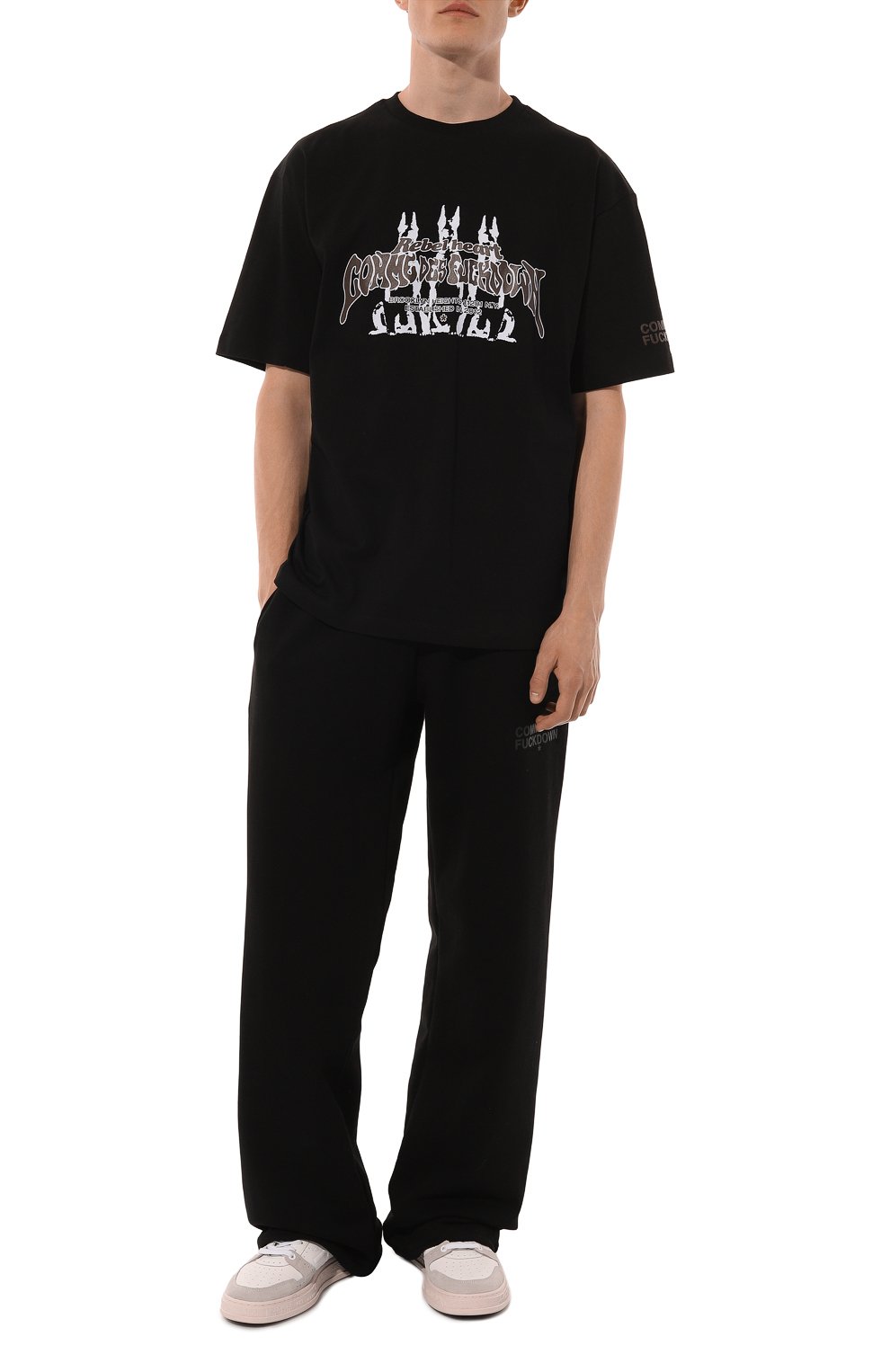 Хлопковая футболка COMME DES FUCKDOWN, арт. CFABM01387, фото 2