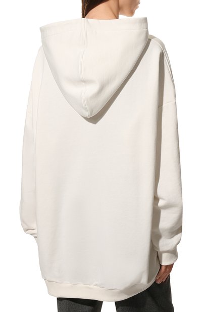 Хлопковое худи SEVEN LAB молочного цвета по цене 14700 руб., арт. HMO RCC-019 milk, фото 4 Хлопковое худи SEVEN LAB, арт. HMO RCC-019 milk, фото 4