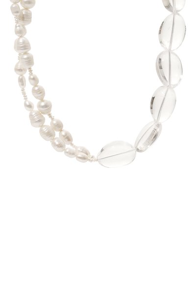 Колье VIEN белого цвета по цене 25870 руб., арт. 2323-101, фото 3 Колье VIEN, арт. 2323-101, фото 3