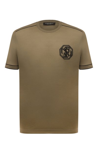 Мужская хлопковая футболка STEFANO RICCI, арт. K111031G10/T24152