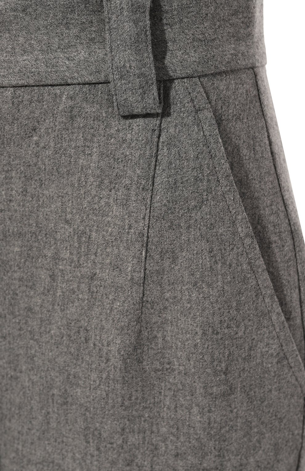 Шерстяная юбка LORENA ANTONIAZZI серого цвета по цене 59950 руб., арт. A2450G020A/4010, фото 5 Шерстяная юбка LORENA ANTONIAZZI, арт. A2450G020A/4010, фото 5