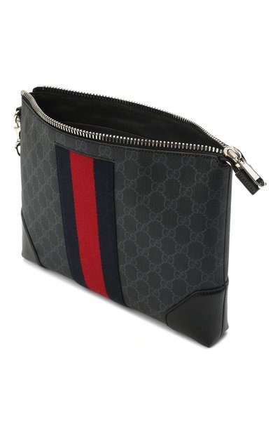 Кожаный клатч gg supreme GUCCI, арт. 523603/9F2YN, фото 5