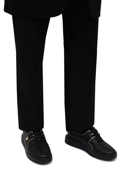 Кожаные кеды one stud VALENTINO, арт. WY0S0E63/RUS, фото 3