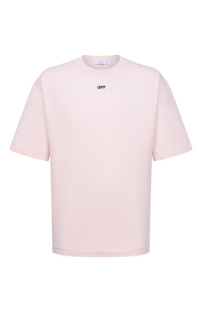 Мужская хлопковая футболка OFF-WHITE, арт. 0MAA120S26JER00R