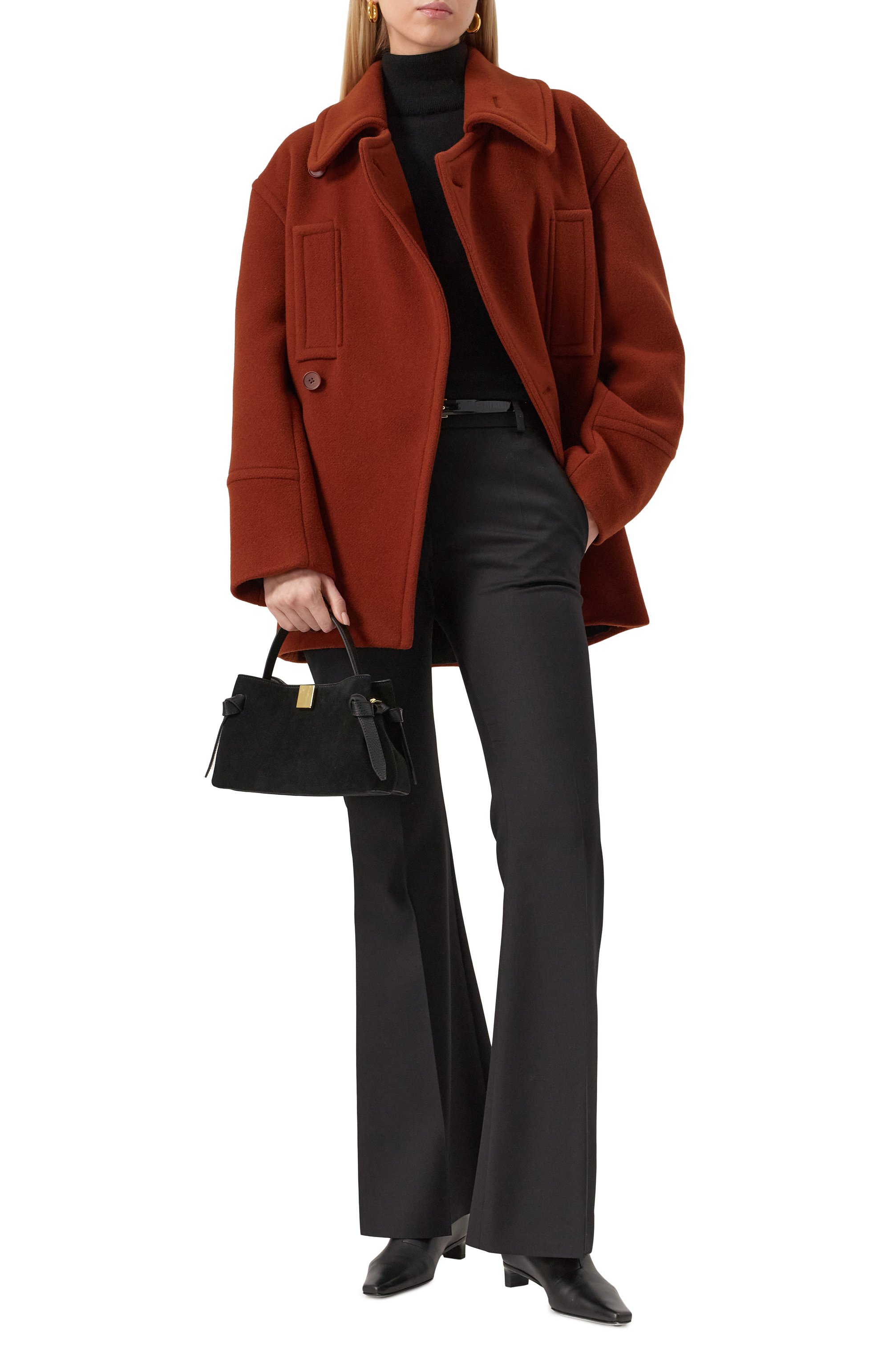 Шерстяное полупальто PETAR PETROV, арт. F24M5, фото 2