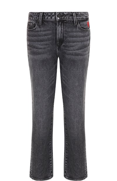 Женские укороченные джинсы прямого кроя с потертостями PAIGE, арт. 4223C35-5924