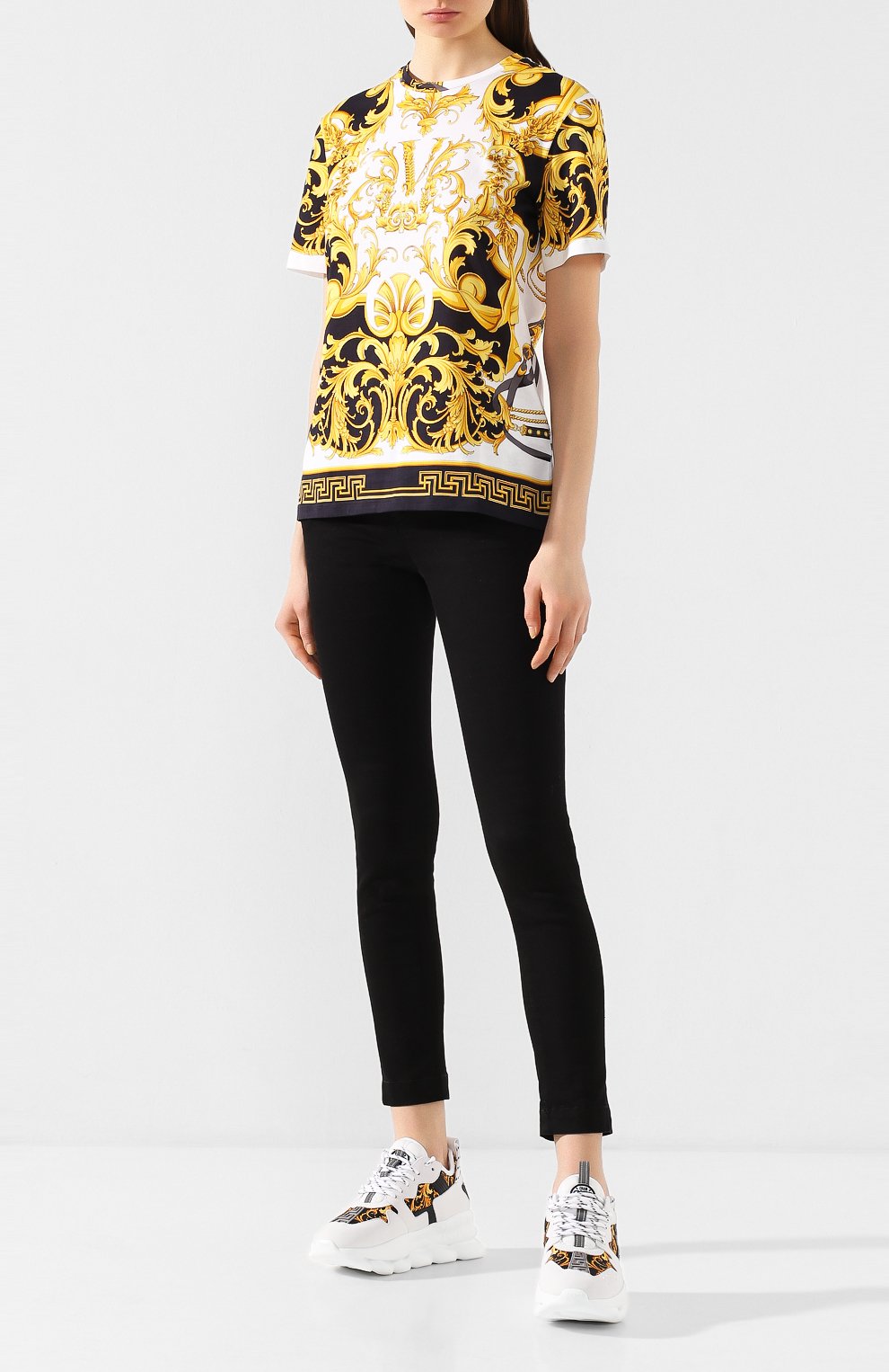 Хлопковая футболка VERSACE, арт. A85764/A233383, фото 2
