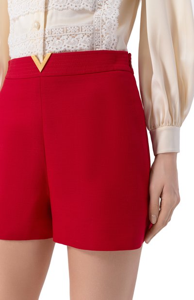 Шорты из шерсти и шелка VALENTINO, арт. 8B3RF350/1CF, фото 5