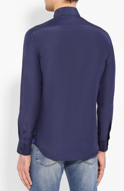 Рубашка из смеси шелка и хлопка RALPH LAUREN, арт. 790741369, фото 4