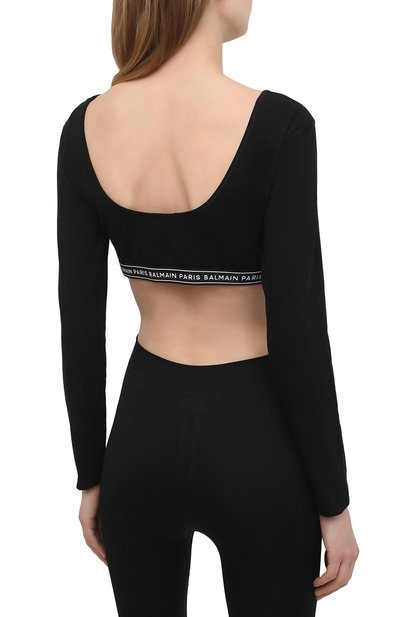 Хлопковый топ BALMAIN, арт. BPM145140, фото 4