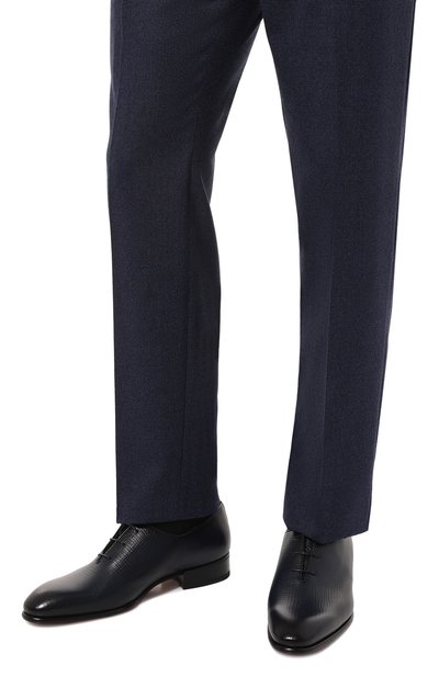 Кожаные оксфорды carter SANTONI, арт. MCCG18798FC1BPM0, фото 3