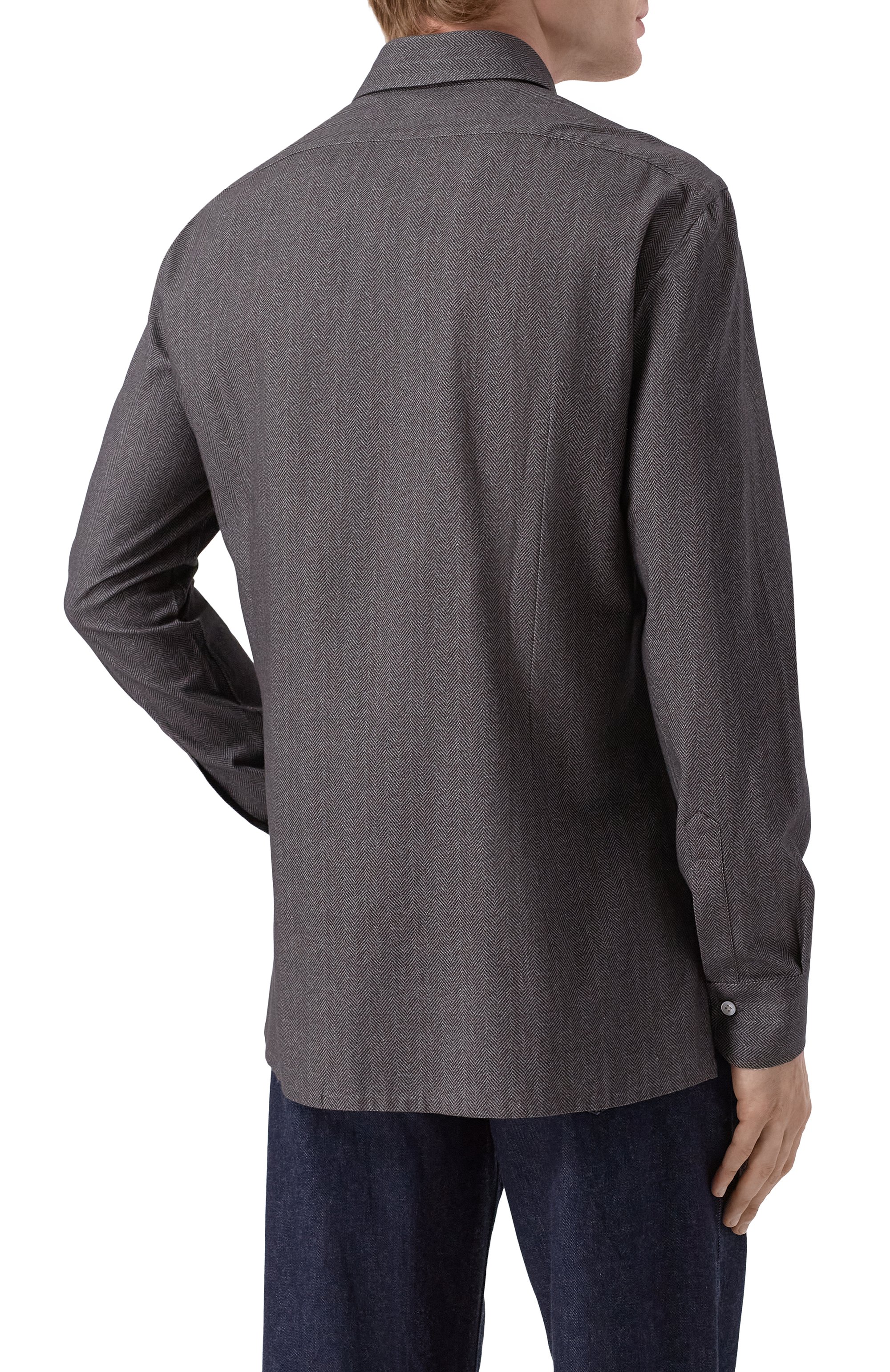 Хлопковая рубашка KITON, арт. UMCNERH0908607, фото 4