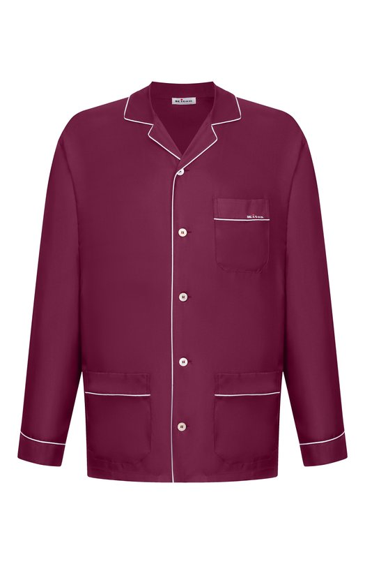 Шелковая рубашка Kiton UNWM011K0761H Фиолетовый UNWM011K0761H