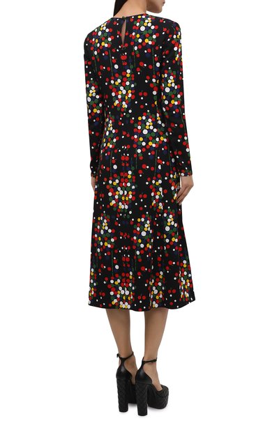 Платье из вискозы SAINT LAURENT, арт. 663410/Y5D23, фото 4