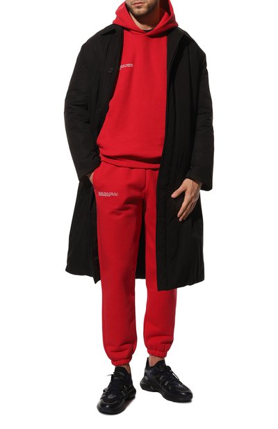 Хлопковое худи PANGAIA красного цвета по цене 22950 руб., арт. 365 Signature Hoodie, фото 5 Хлопковое худи PANGAIA, арт. 365 Signature Hoodie, фото 5