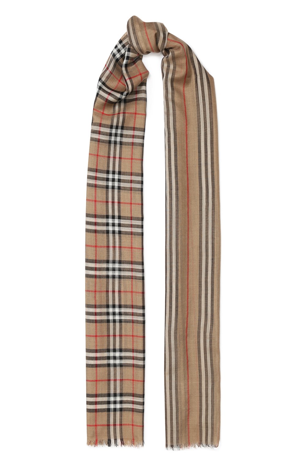 Шарф из смеси шерсти и шелка BURBERRY, арт. 8014659, фото 1