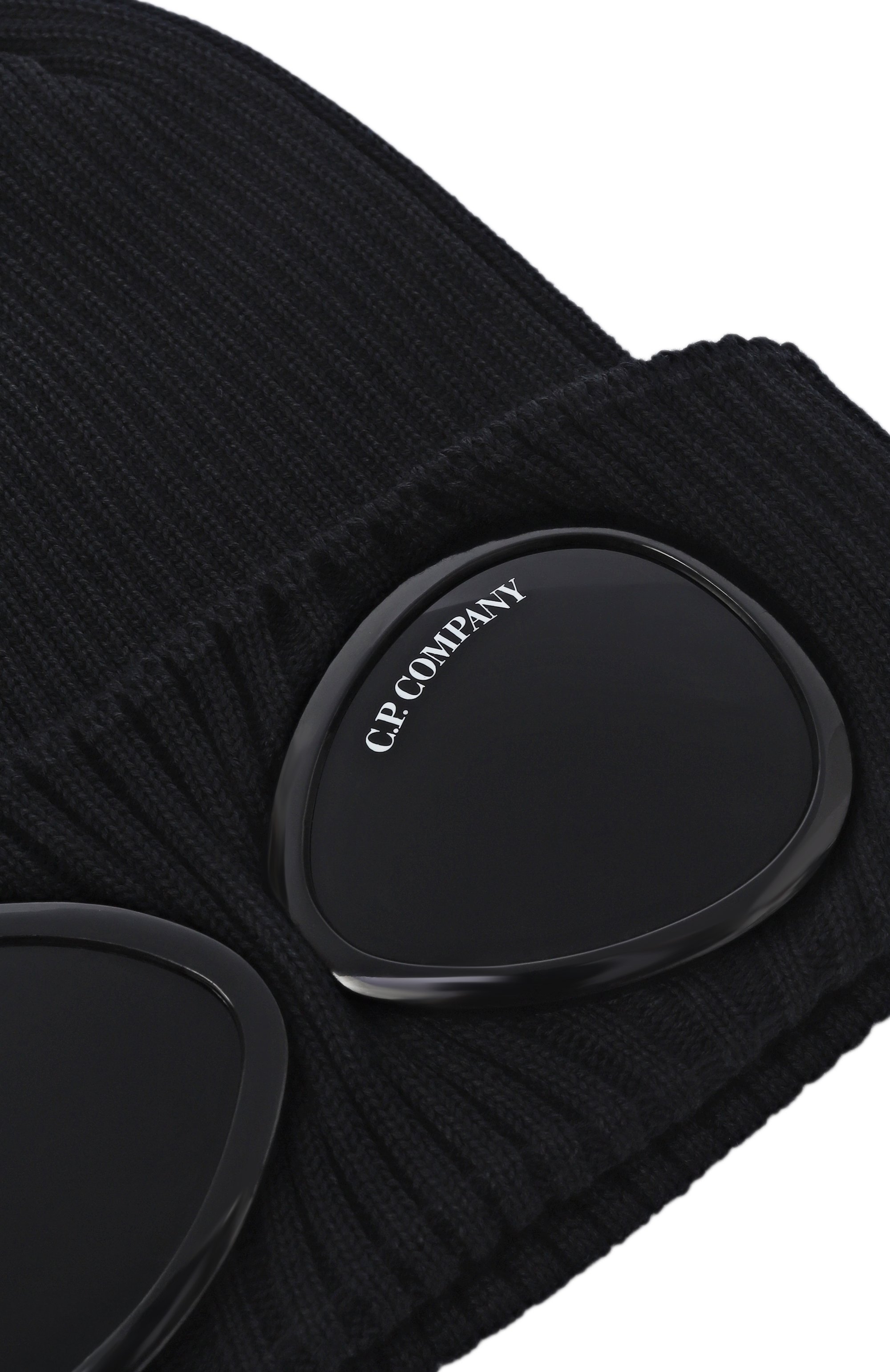 Хлопковая шапка C.P. COMPANY темно-синего цвета по цене 18550 руб., арт. RSCMAC747A/000727A, фото 3 Хлопковая шапка C.P. COMPANY, арт. RSCMAC747A/000727A, фото 3