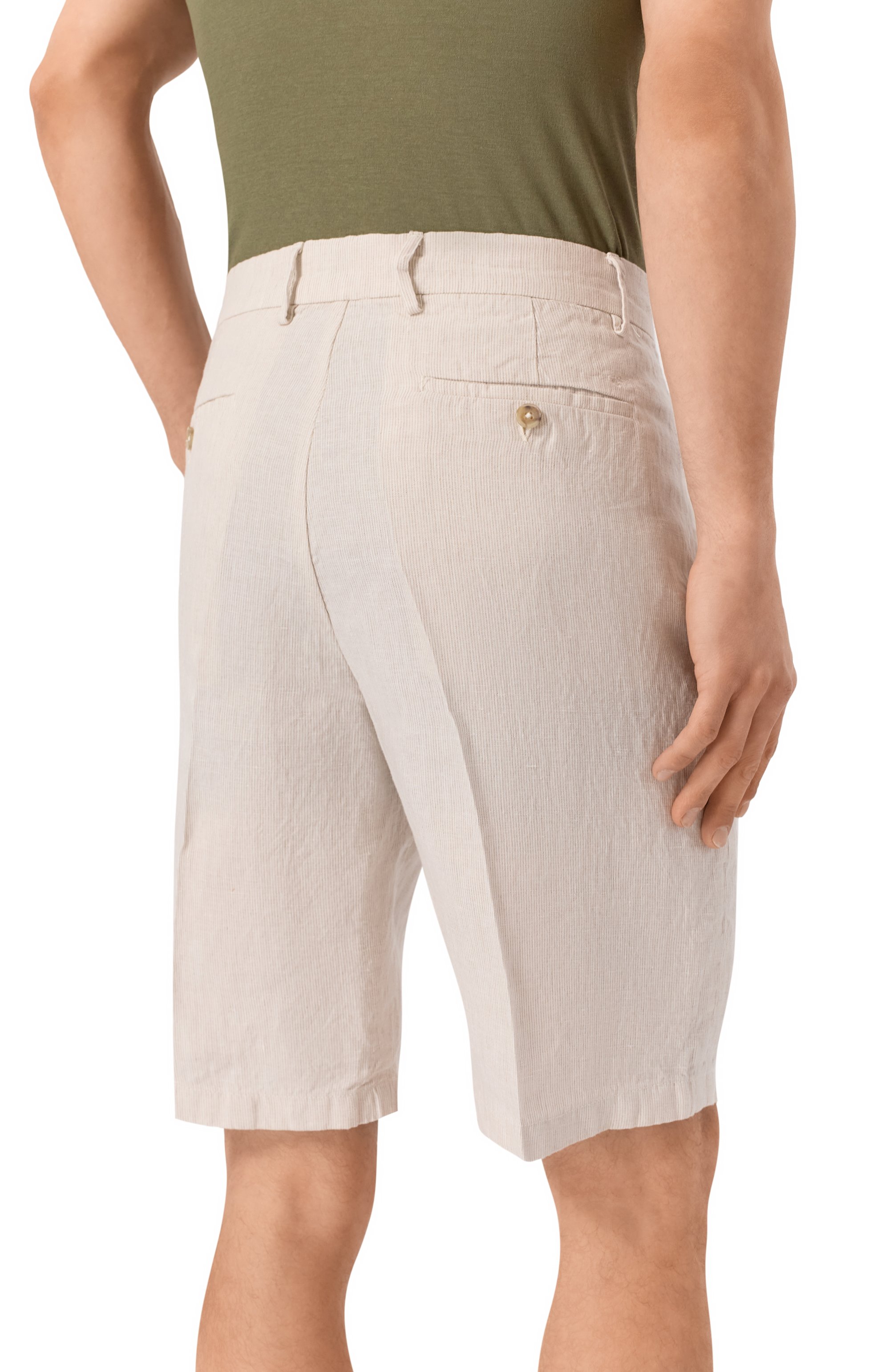 Льняные шорты PAUL&SHARK, арт. 25414048, фото 4