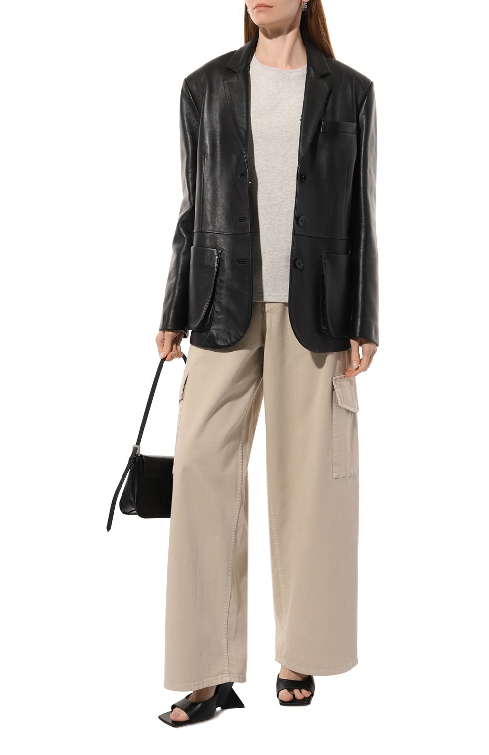 Хлопковая футболка A.P.C. серого цвета по цене 10500 руб., арт. C0EZC-F26842, фото 2 Хлопковая футболка A.P.C., арт. C0EZC-F26842, фото 2