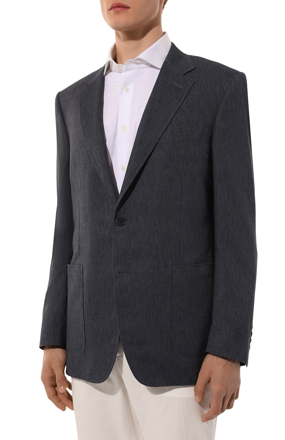 Пиджак из шерсти и вискозы CANALI, арт. 11288/CU03752, фото 5