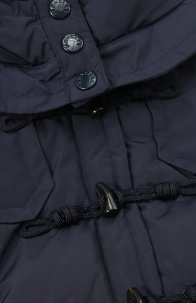 Стеганый пуховик с капюшоном и накладными карманами MONCLER ENFANT, арт. C2-954-49384-85-68352/4-6A, фото 3