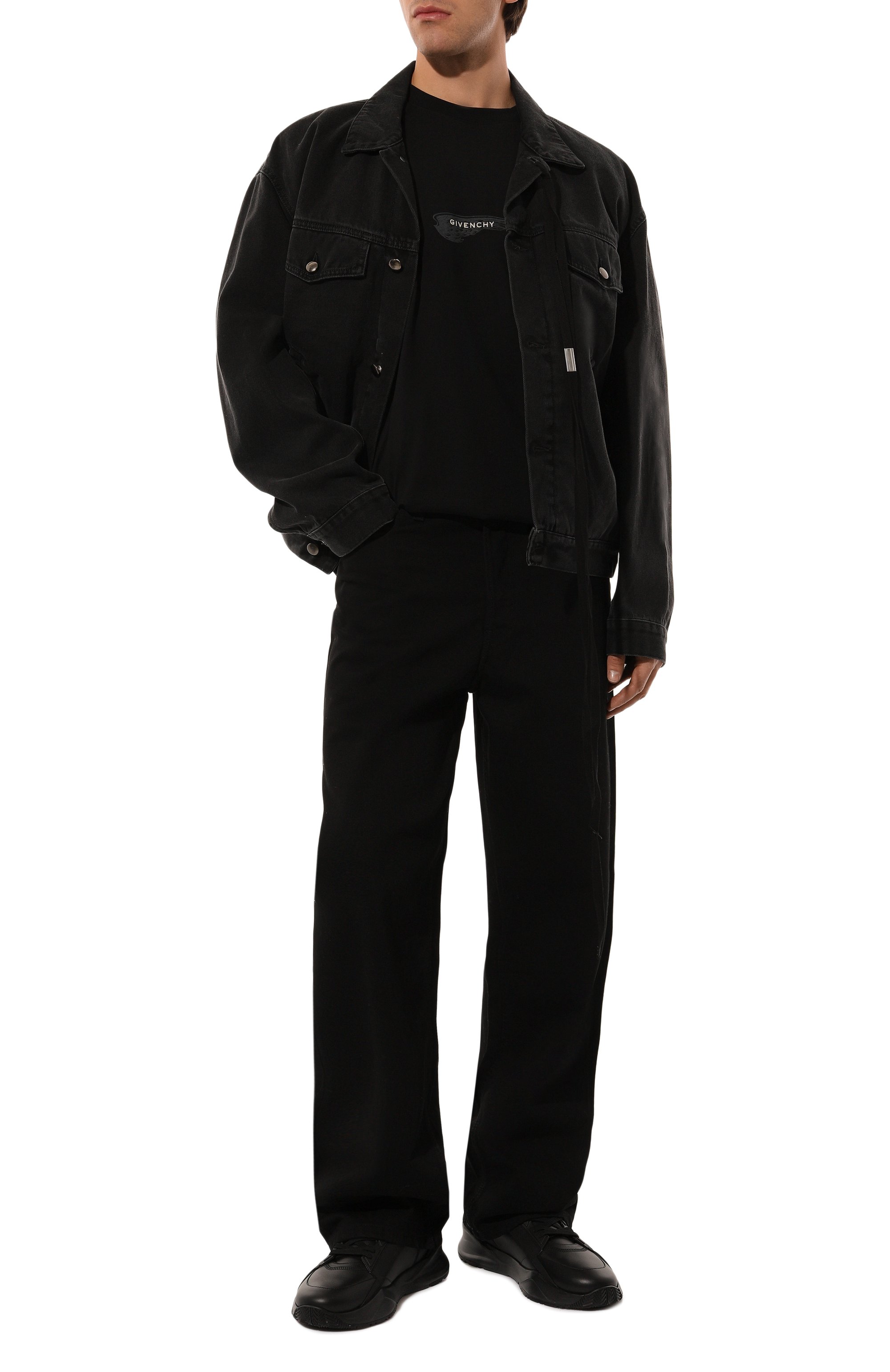 Хлопковая футболка GIVENCHY, арт. BM71JA3YN1, фото 2