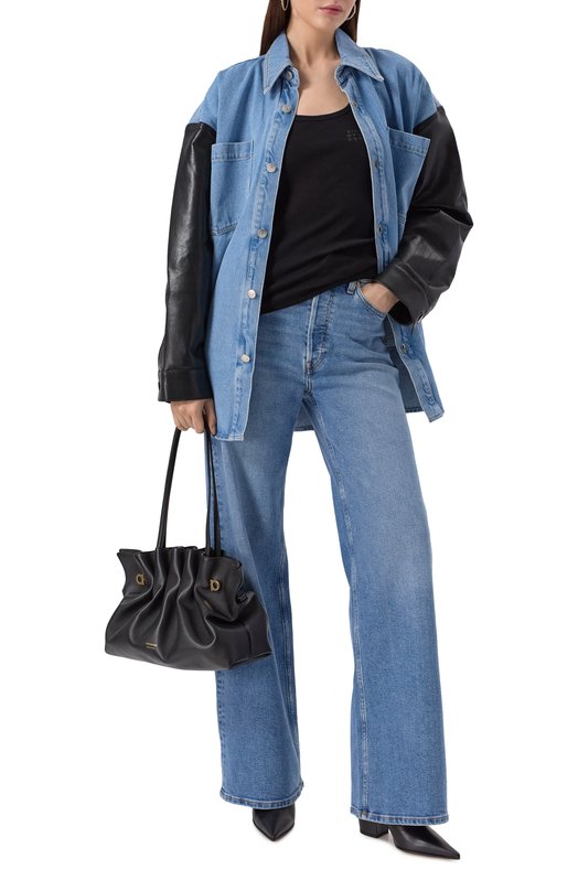 Сумка Soft-Bag medium Ferragamo 219960/783286 Чёрный  219960/783286 Фото 7