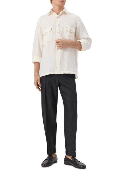 Кожаные пенни-лоферы CANALI, арт. 661210E/RA00775, фото 2