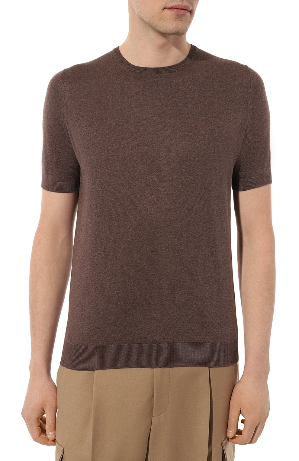 Шелковый джемпер ANDREA CAMPAGNA, арт. 43112/23503, фото 3