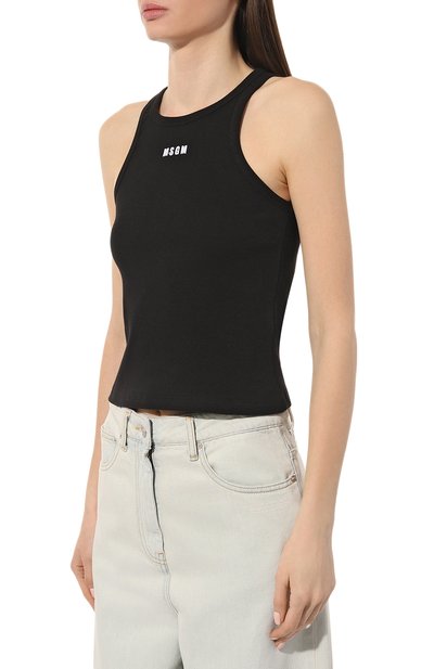 Хлопковая майка MSGM, арт. 3441MDT68 237120, фото 3