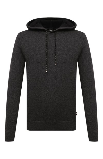 Худи из хлопка и шерсти BOSS, арт. 50482648, фото 1