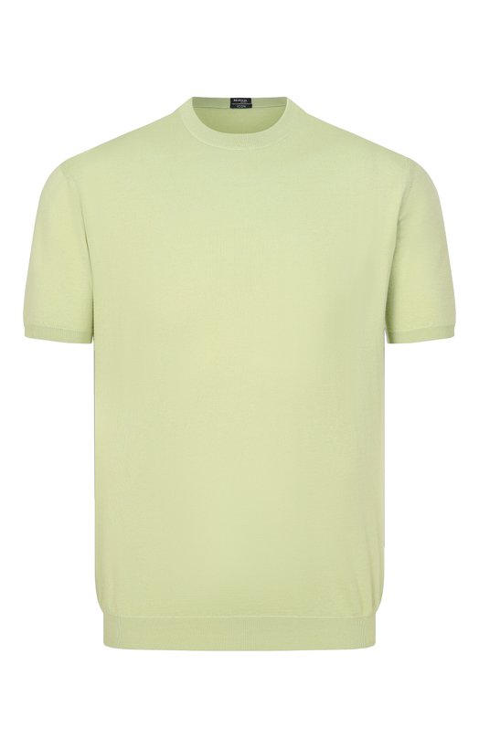 Хлопковый джемпер Kiton UMKXX37 Зелёный UMKXX37