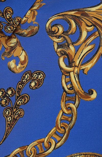 Рубашка из вискозы VERSACE JEANS COUTURE синего цвета по цене 27250 руб., арт. 71HAL201-71DP201 TWILL VI PRINT BAR0QUE/NS007, фото 5 Рубашка из вискозы VERSACE JEANS COUTURE, арт. 71HAL201-71DP201 TWILL VI PRINT BAR0QUE/NS007, фото 5