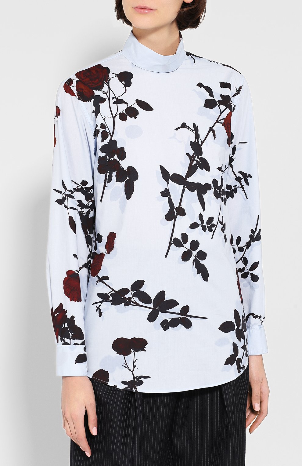 Хлопковая блузка DRIES VAN NOTEN, арт. 192-10759-8007, фото 3