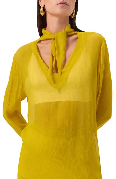 Шелковая блузка ALBUS LUMEN, арт. AL.RT25.001.BL0USE, фото 5