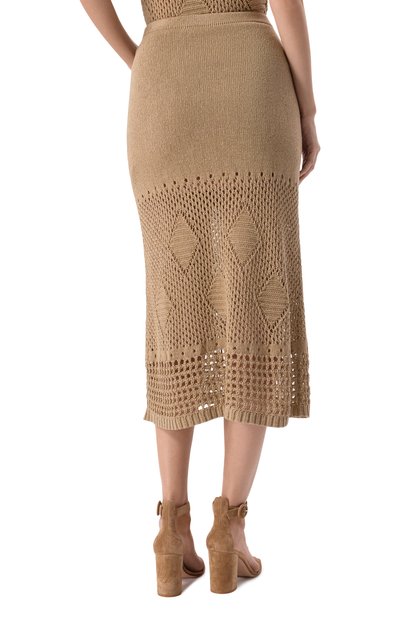 Юбка из шелка и льна MVST, арт. 25E/X2P/0/AC02/7660, фото 4