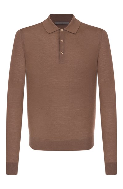 Мужское поло из кашемира и шелка CORNELIANI, арт. 26M539-2625129