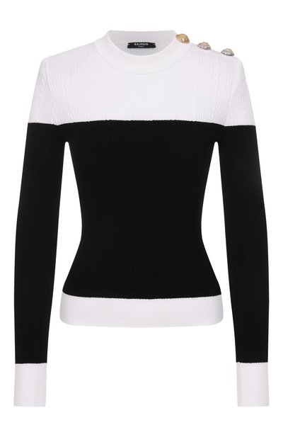 Женский пуловер из вискозы BALMAIN, арт. FF1KD002/KI50