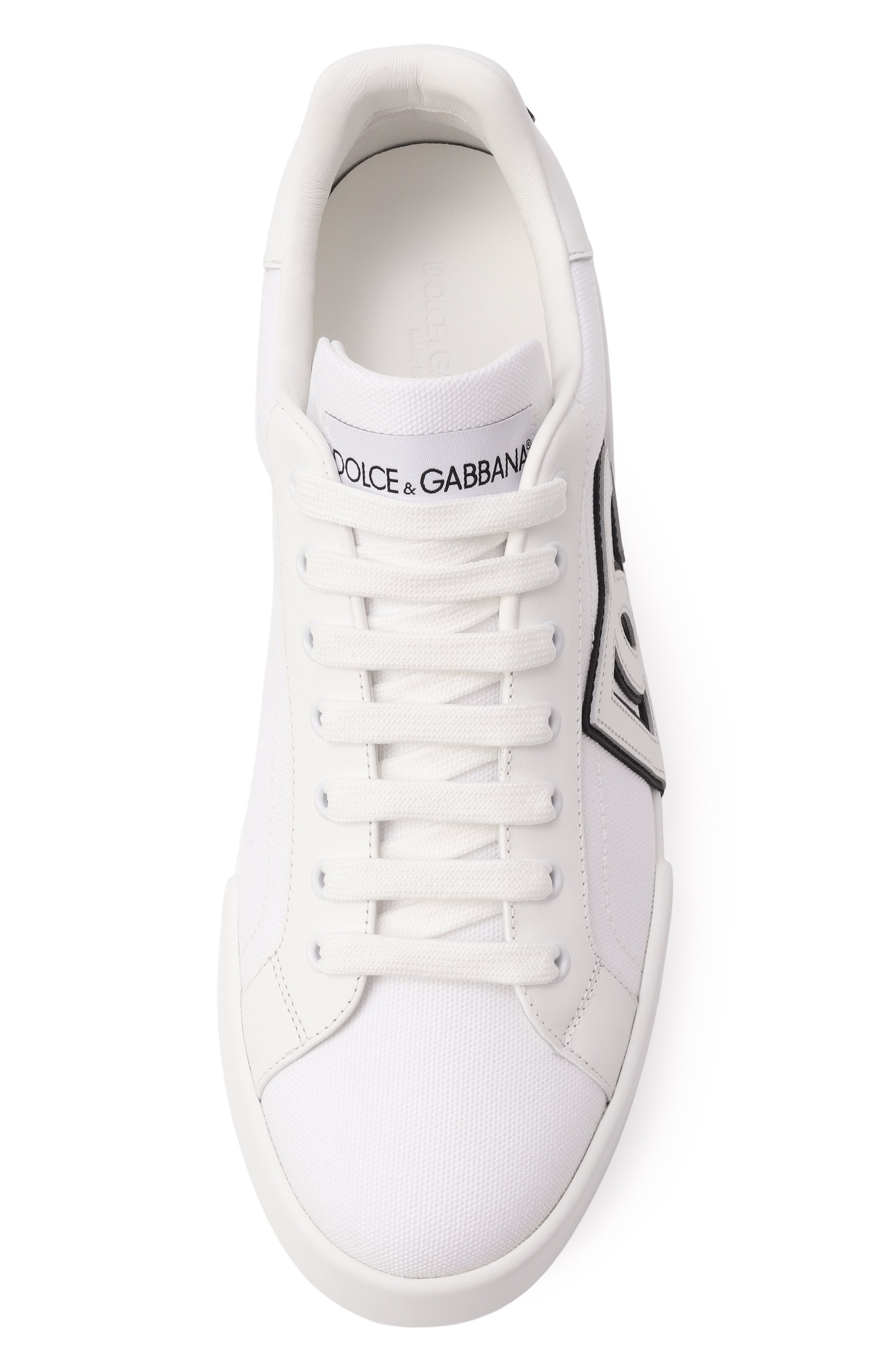 Комбинированные кеды portofino light strobel DOLCE & GABBANA, арт. CS2343/AE629, фото 6