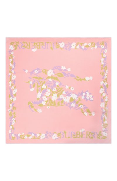 Шелковый платок BURBERRY, арт. 8125639, фото 4