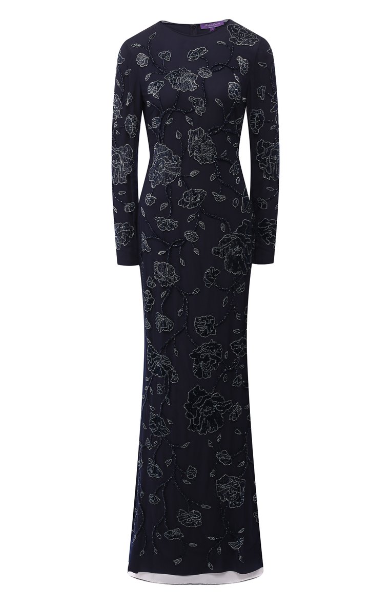 Женское платье RALPH LAUREN синего цвета, арт. 290743198 | Фото 1 (Статус проверки: Проверена категория, Проверено; Материал внешний: Синтетический материал; Рукава: Длинные; Случай: Вечерний; Стили: Кэжуэл; Женское Кросс-КТ: Платье-одежда; Длина Ж (юбки, платья, шорты): Макси; Автоматизация состава: Проставлено; Автоматизация ТО: Проставлено; Автоматизация Diginetica: Проверено)