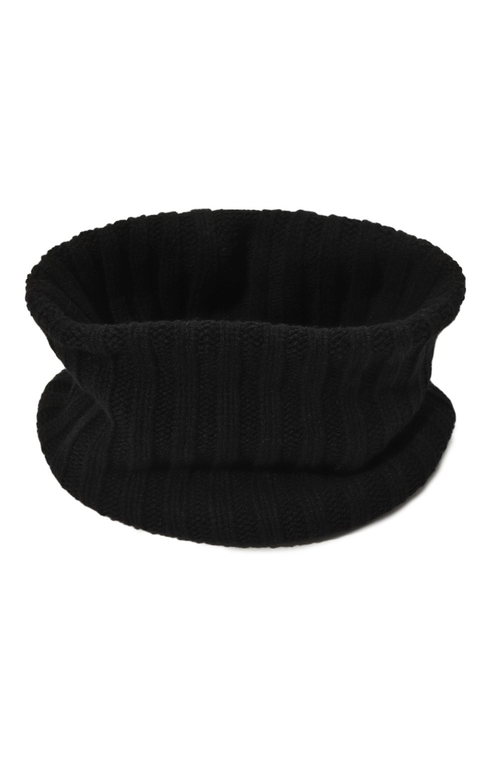 Шарф-снуд из кашемира и шерсти RICK OWENS, арт. RU02C7484/WSBR, фото 1