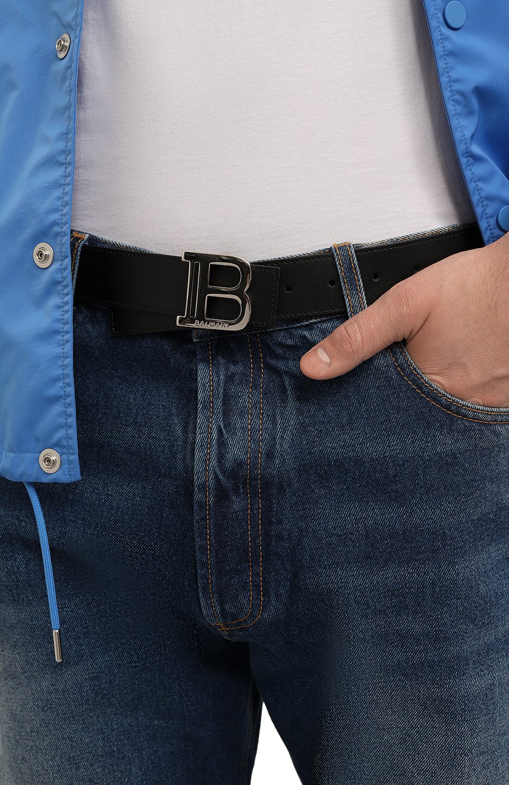 Кожаный ремень BALMAIN, арт. BM1WJ000/LVTL, фото 2