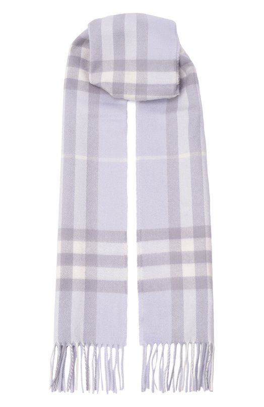 Кашемировый шарф Burberry 8112649 Сиреневый 8112649