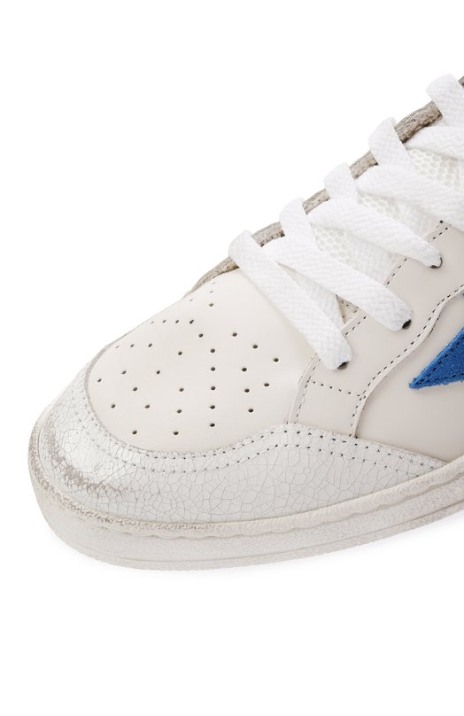 Кожаные кеды Ball Star Golden Goose Deluxe Brand GMF00851.F006781 Белый  GMF00851.F006781 Фото 7