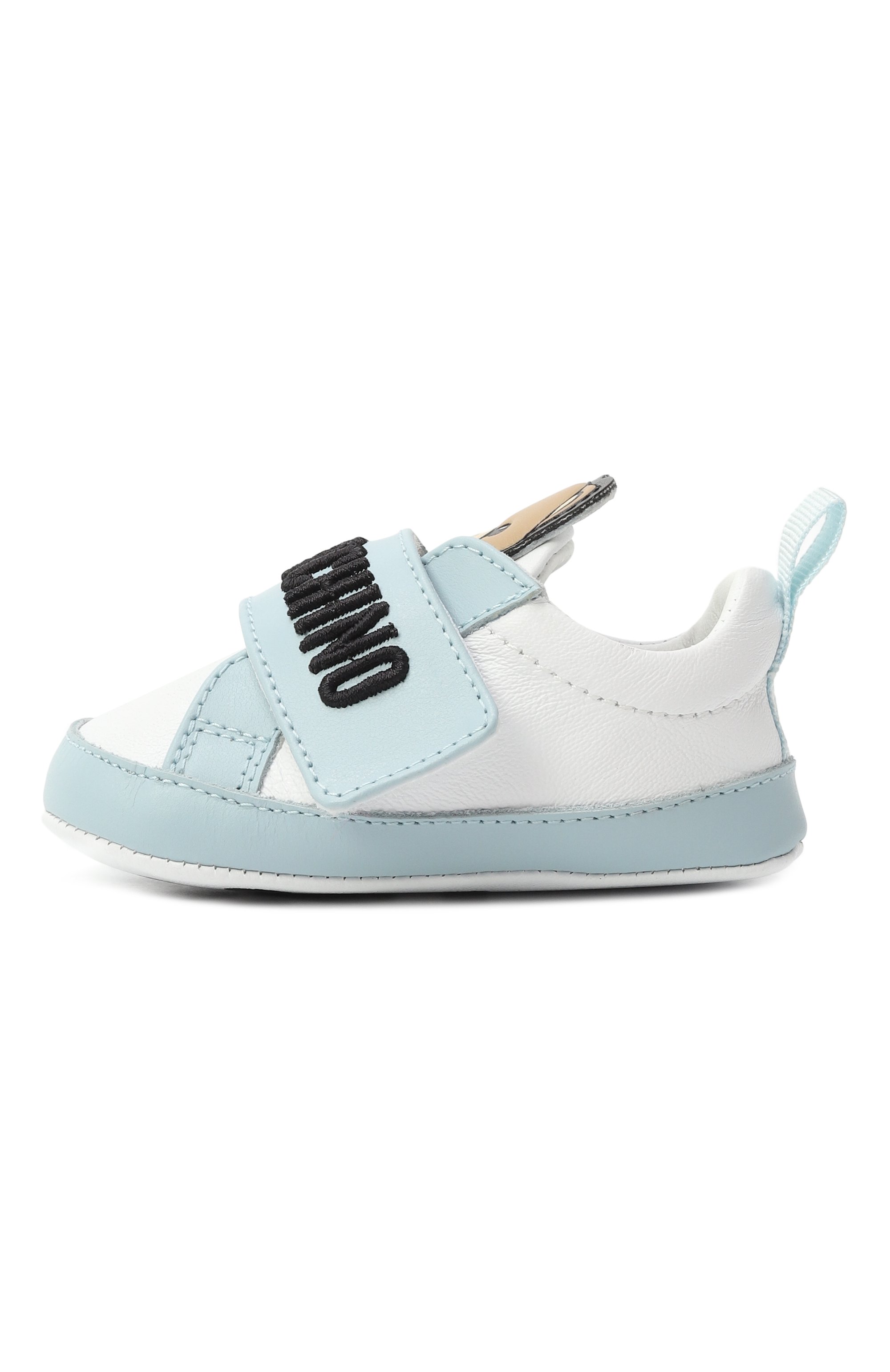 Кожаные пинетки MOSCHINO, арт. 81811/VAR2/15-19, фото 2