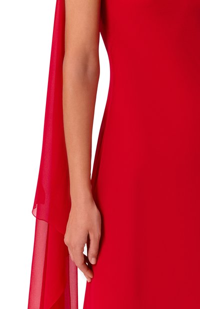 Шелковое платье BLUMARINE красного цвета по цене 187500 руб., арт. 4A396A, фото 5 Шелковое платье BLUMARINE, арт. 4A396A, фото 5