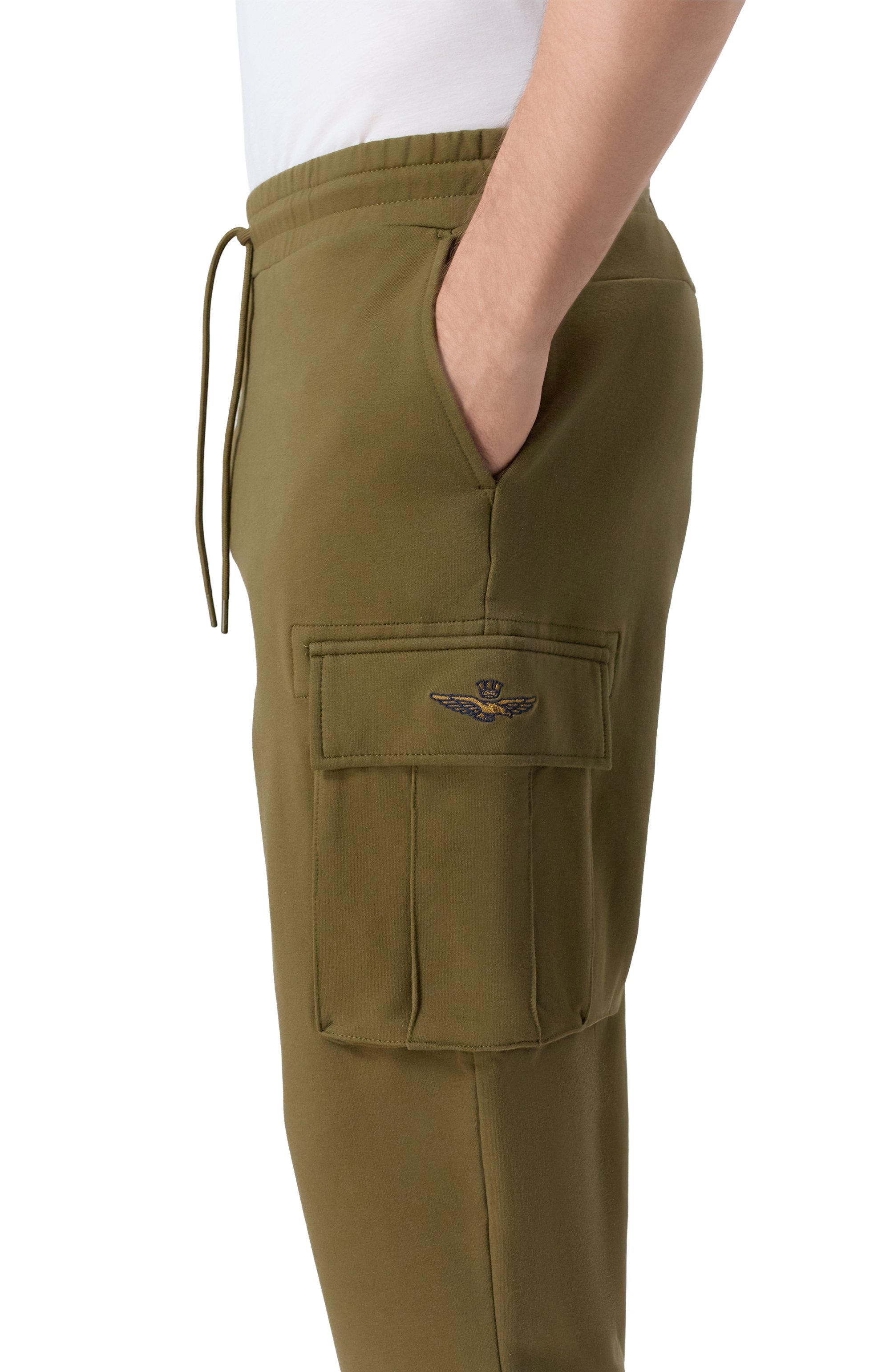 Хлопковые джоггеры AERONAUTICA MILITARE, арт. PF1010UF00662, фото 5