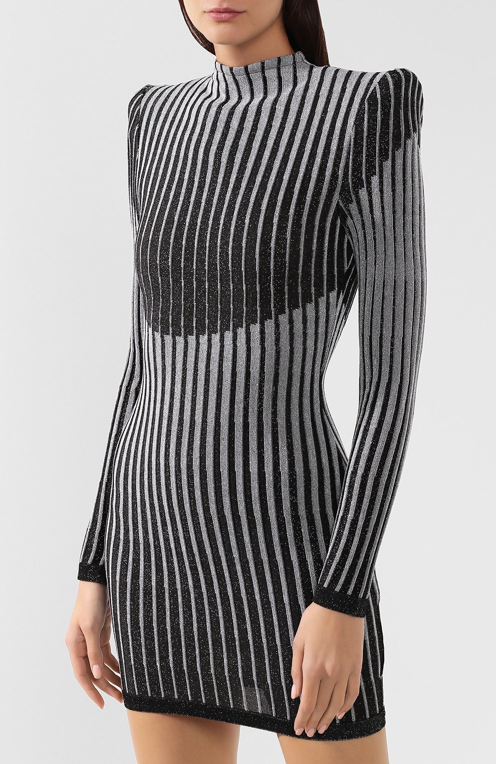 Платье из вискозы BALMAIN, арт. SF26266/K424, фото 3